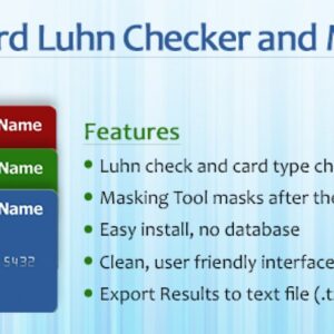 Credit Card Luhn Checker And Masking Script