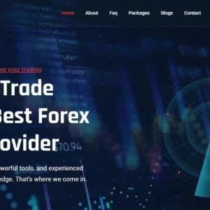 Professional Forex And Crypto Trading Signal website Script